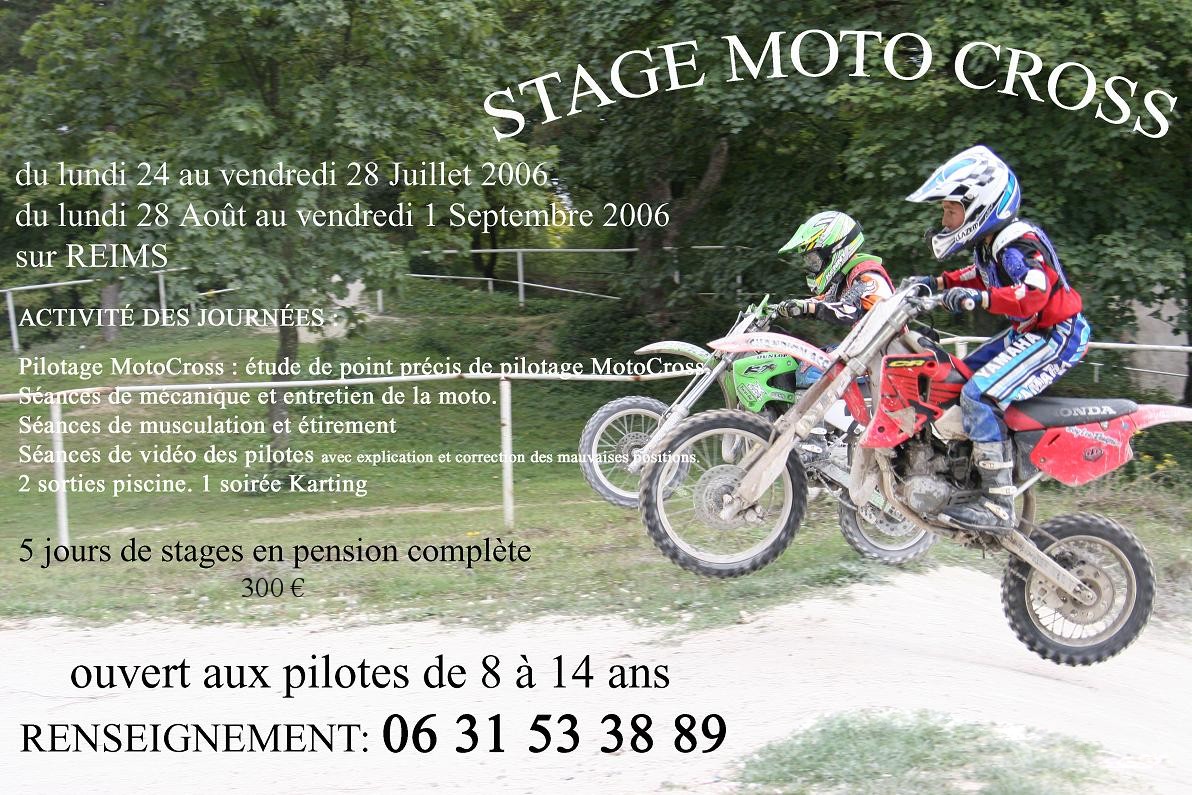 Pour visionner des  photos que nous avons prises lors de stage motocross